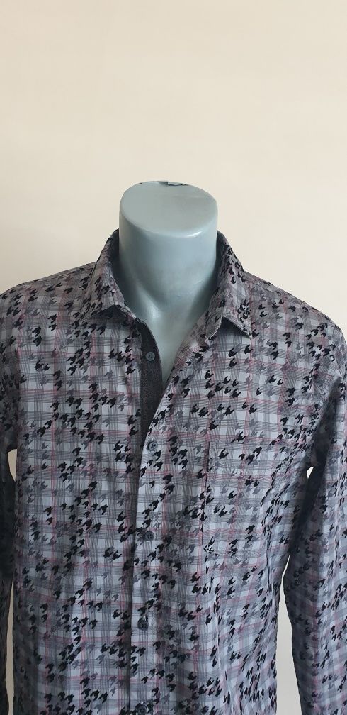 Hugo Boss Magneton_1 Slim Fit  / - S / М НОВО! ОРИГИНАЛ! Мъжка Риза!