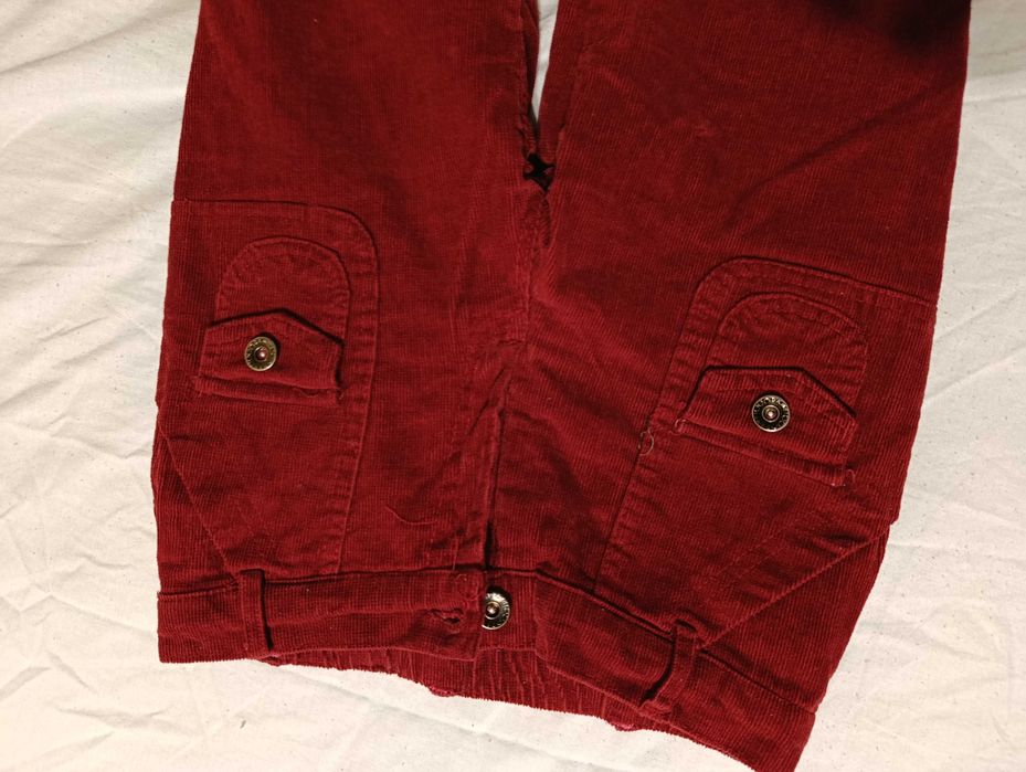 Много топли термоджинси цвят бордо