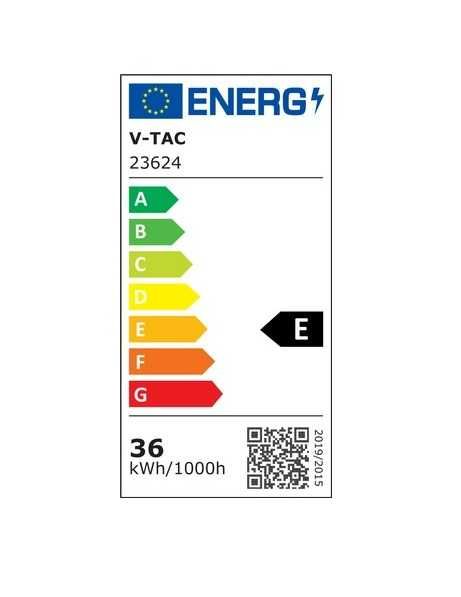 LED 36W 4320lumen Панел 60x60 V-tac - Samsung диоди 5г гаранция растер