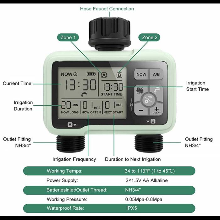 Дигитален таймер за напояване