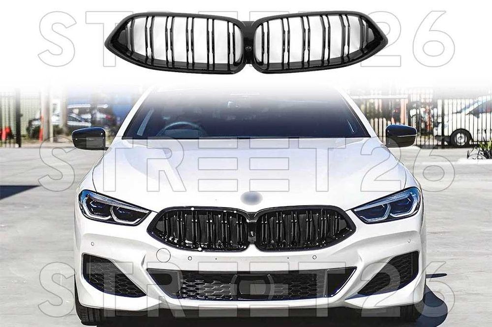 Grila Centrala BMW Seria 8 G14 G15 G16 (18-22) M Design Negru Lucios