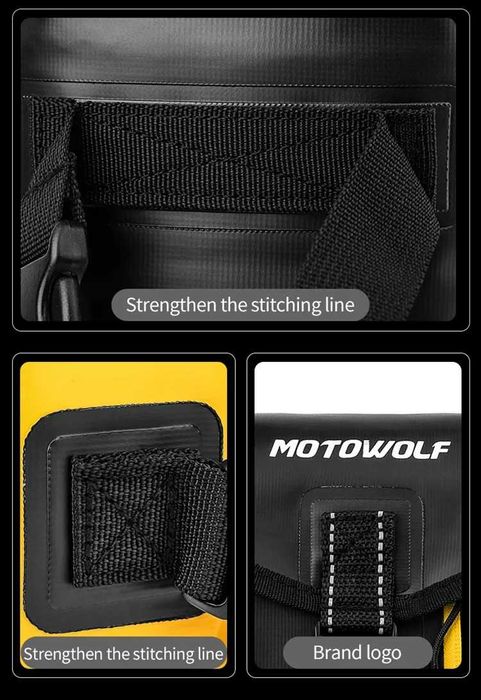 Geanta de picior impermeabila pentru motociclisti Motowolf