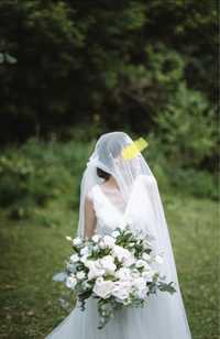 Дизайнерское свадебное платье  XS