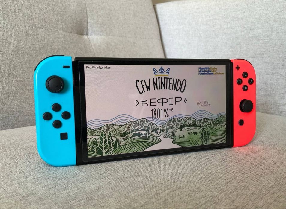Прошитый Nintendo Switch OLED + 47 игр (Отправлю по РК)