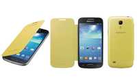 Husa protectie tip Book - Yellow - Samsung S4 MINI - Noua - Originala