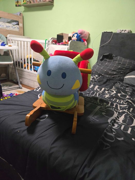 Плюшен Охлюв тип люлка в перфектно състояние