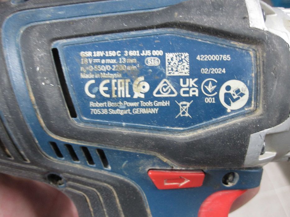 Masina de gaurit si insurubat Bosch Proffesional GSR 18V-150 C
