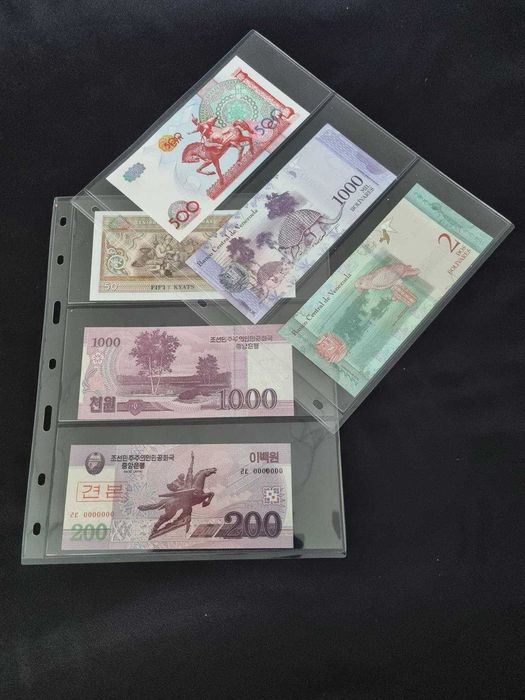 Листа LUX за банкноти , пощ. картички и FDC пликове - OPTIMA стандарт!