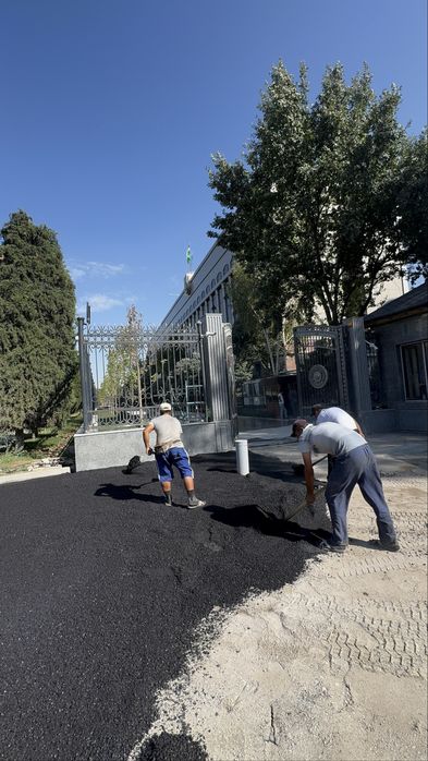 Asfalt Xizmati Asfalt Yotqizish ishlari Асфальт Килиш керак Асфалт