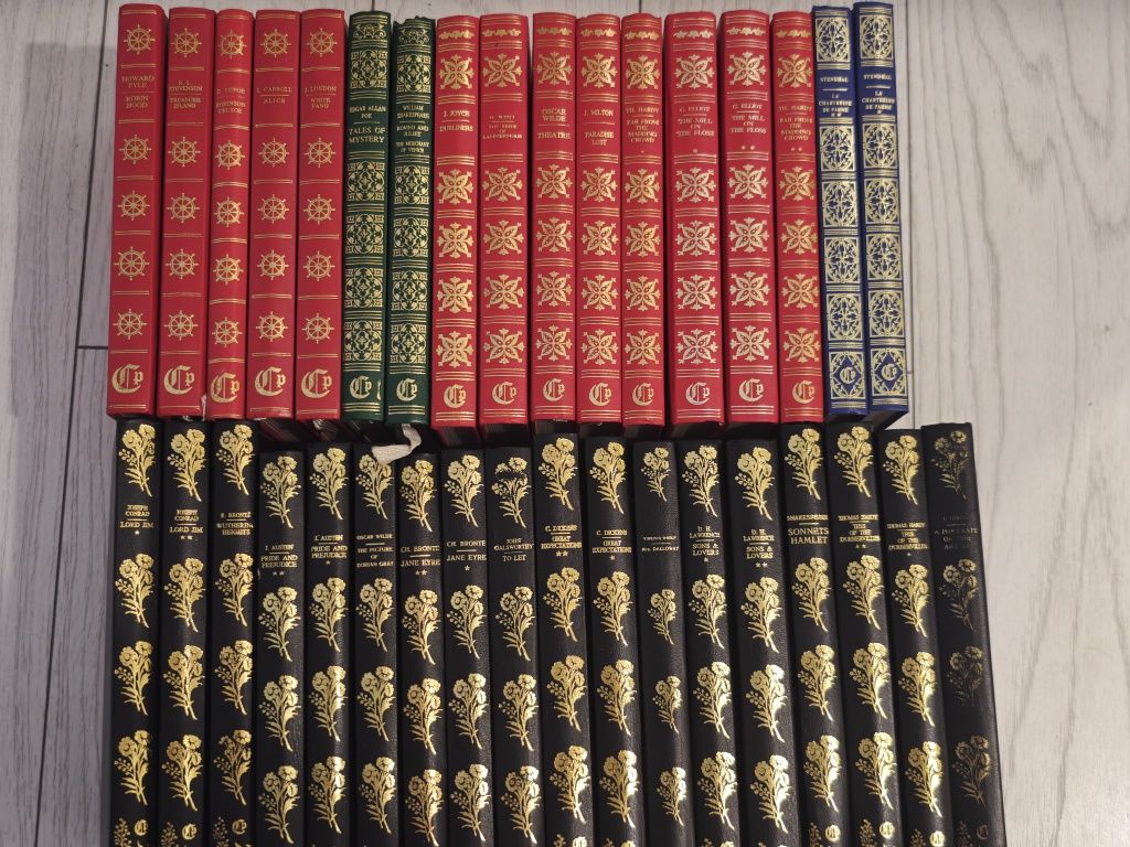 Colecție Mari clasici, Engleza, Prietenii Cartii, Cartonate, 39 vol, L