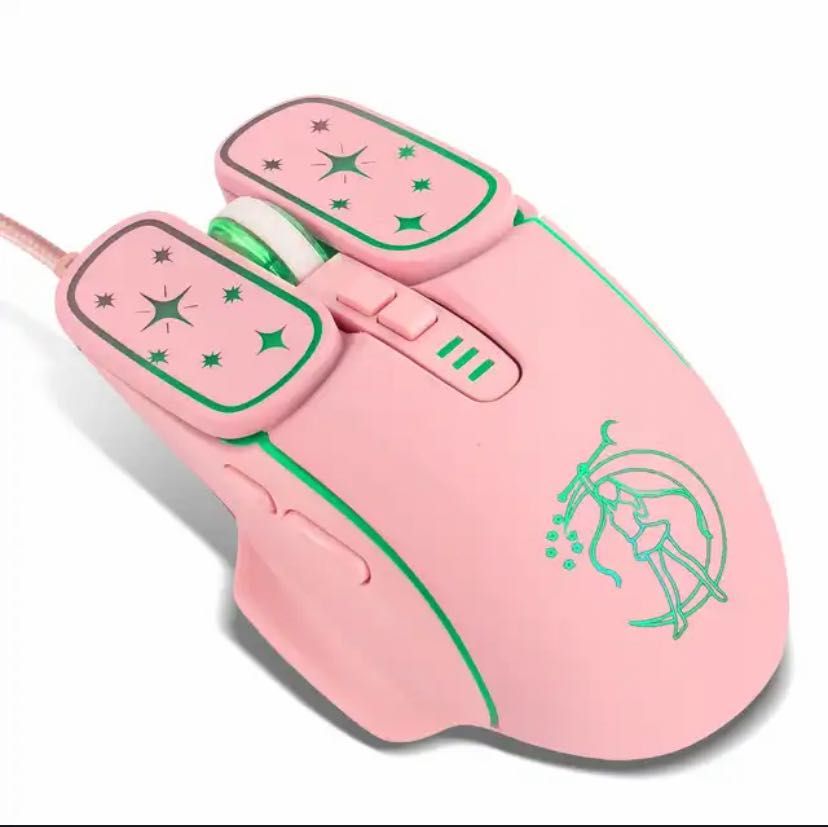 Проводная мышка, Мышка на USB, Светящаяся мышка