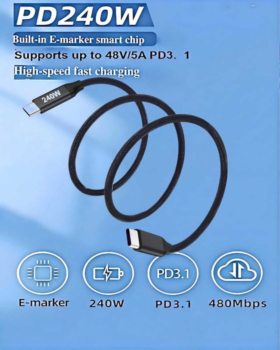 USB C GaN III Pro 8-портова зарядна станция  за множество устройства