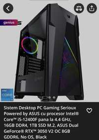 Pc GAMING SERIOUX i5 12400f rtx 3050 OC ASUS