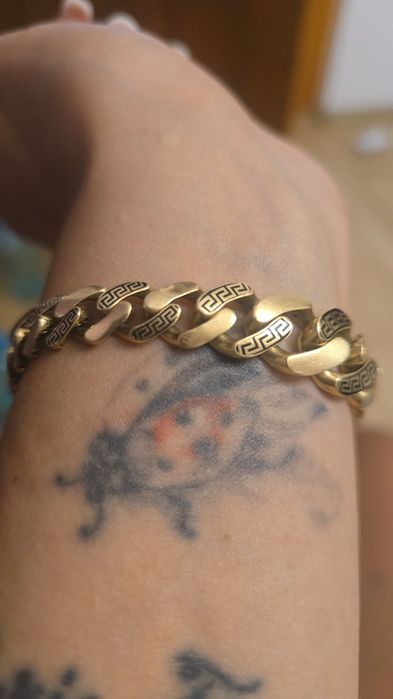 Brățară aur cuban 14k 18cm