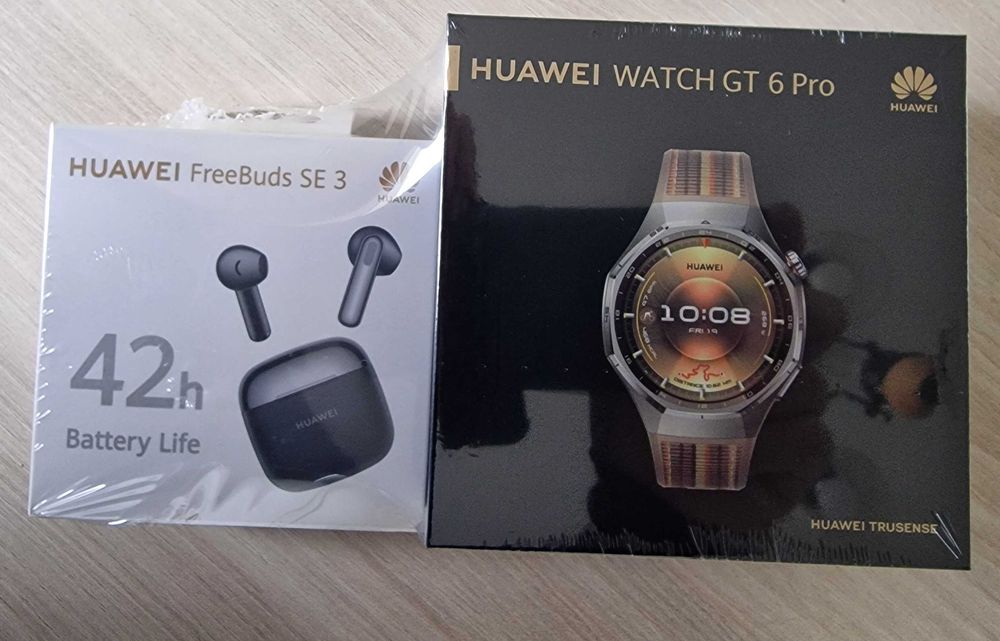 Смарт часовник HUAWEI GT6 PRO 46mm + СЛУШАЛКИ Freebuds SE 3