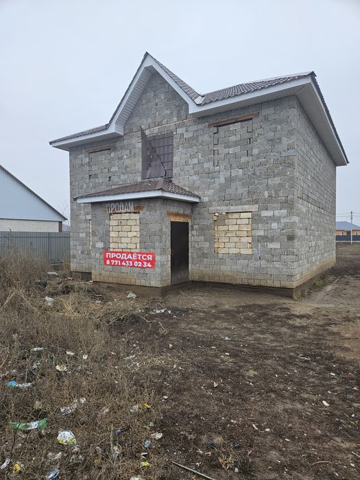 Недостроенный частный дом, микр.Сарыарка Деркул ПДП-2