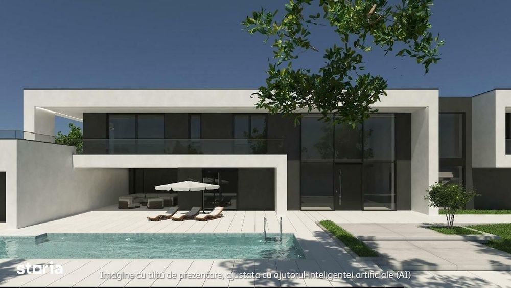 Casa de lux moderna cu 12 camere si piscina – Design minimalist inspir