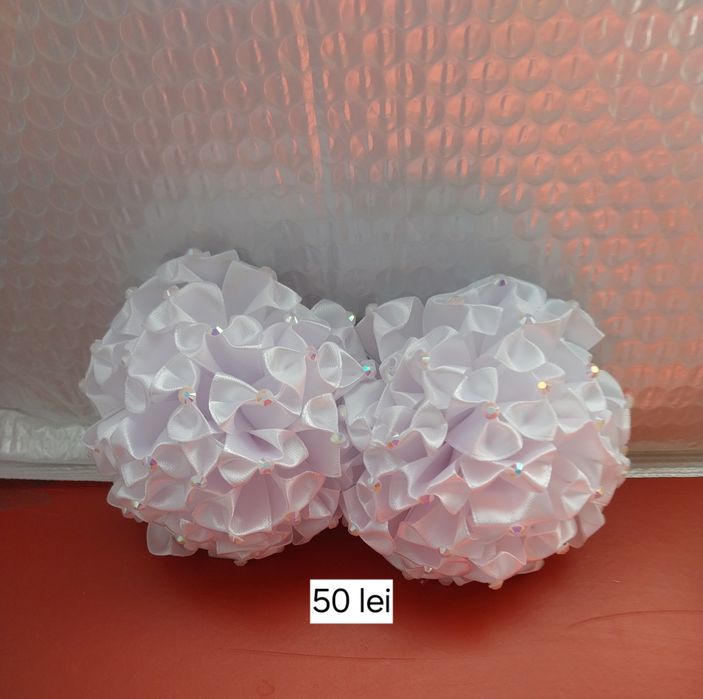 Fundițe pentru fetițe din banda de saten făcut cu mare drag