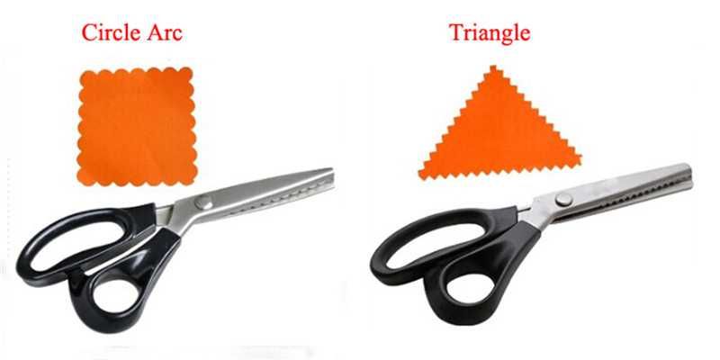 Foarfece zig-zag sau ondulat