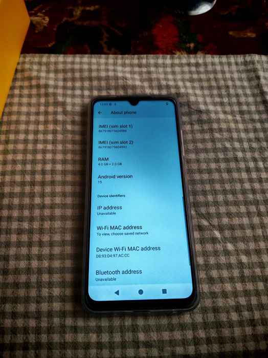 Telefon Poco C71 128GB 4+2gb RAM 5000Mah culoare Grey