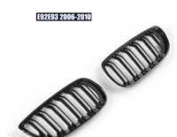 Grile Duble Centrale Negru Lucios BMW Seria 3 Coupe 2006-2010 E92 E93