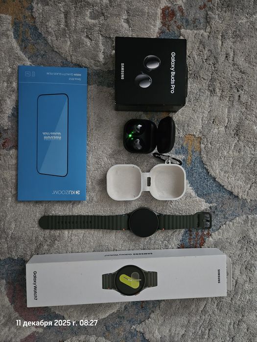 Samsung watch 7 44mm,  Samsung galaxy buds pro