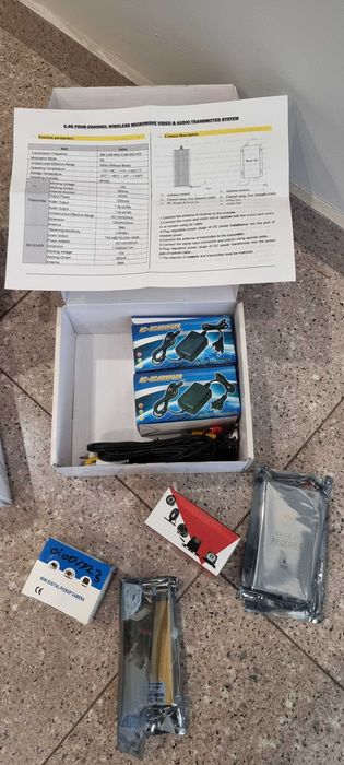 Cameră de supraveghere digitală mini, color, CCTV WIFI transmiter AV