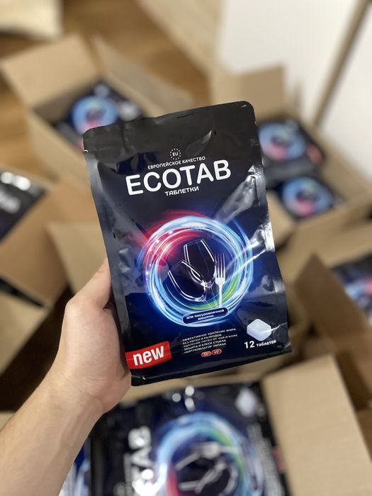 Таблетки для посудомоечной машины Ecotab 12/45 шт