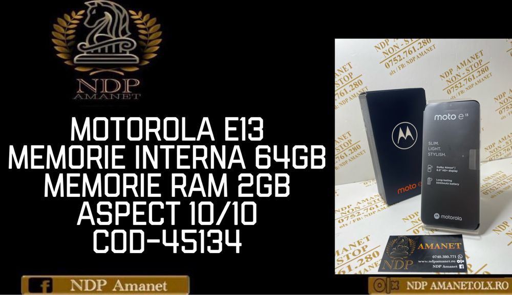 NDP Amanet Braila Motorola E13(45134)