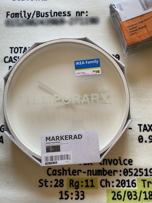 Virgil Abloh x IKEA MARKERAD “Temporary”