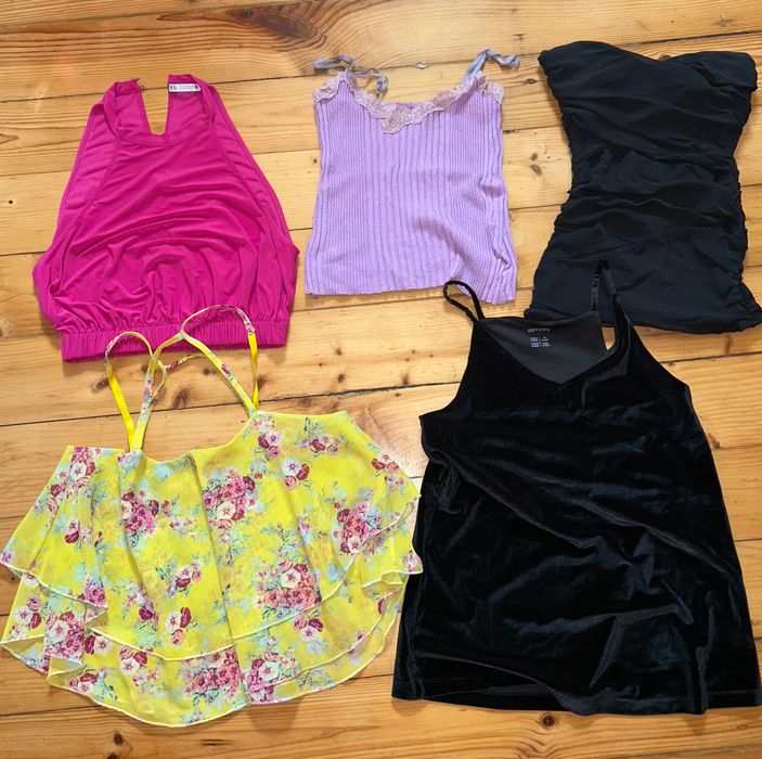 Дамски потник / crop top / кроп топ размер С М