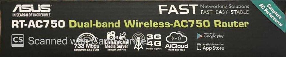 ASUS RT-AC750 Dual-band Wireless-AC750 Router