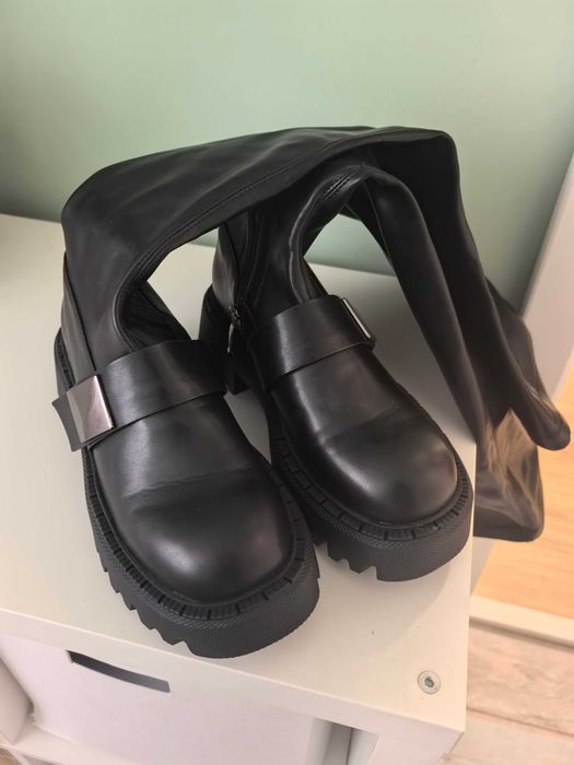 Дамски ботуши, черни, чизми