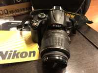 Vand DSLR marca Nikon + obiectiv 18-55 VR