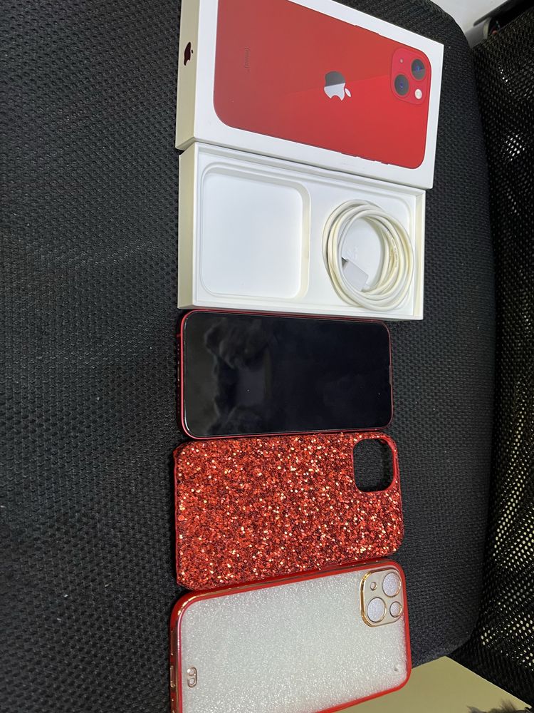 Много запазен iphone 13 product red 256 gb