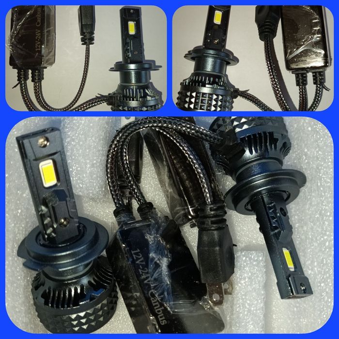 Becuri LED H7 Canbus 12V-24V 50000LM set 2buc
