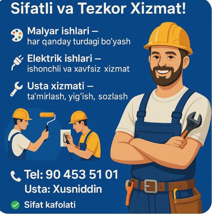 svarka#Malyar#shfaklofka #emolsya#Otochento bo'yoq ishlari Rodbin suvo