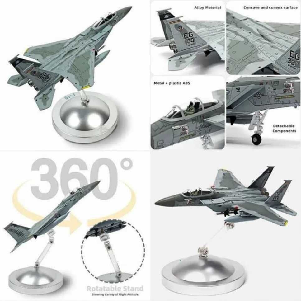 Macheta avion metalica F-15 B5-0102 Gulf Spirit Eagle USA 1:100 20cm