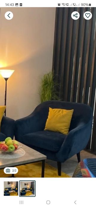 Canapea cu doua fotolii