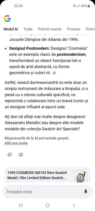 Vand ceas mai multe detalie aveti afisate.