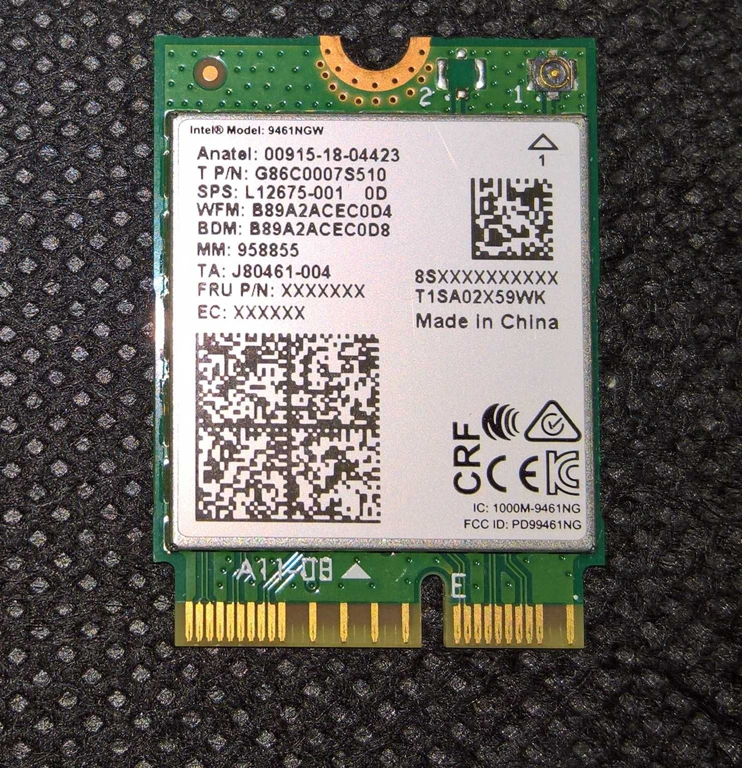 Placa wifi laptop Intel 9461NGW M.2 CNVio