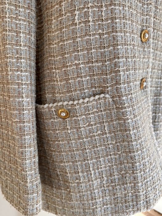 Sacou dama tweed beige M/L