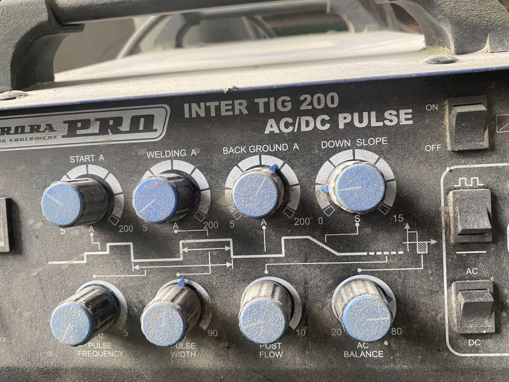 INTER TIG 200 AC/DC PULSE Mosfet/Aurora-Pro