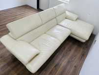 Canapea Alba Moderna - Coltar - Premium