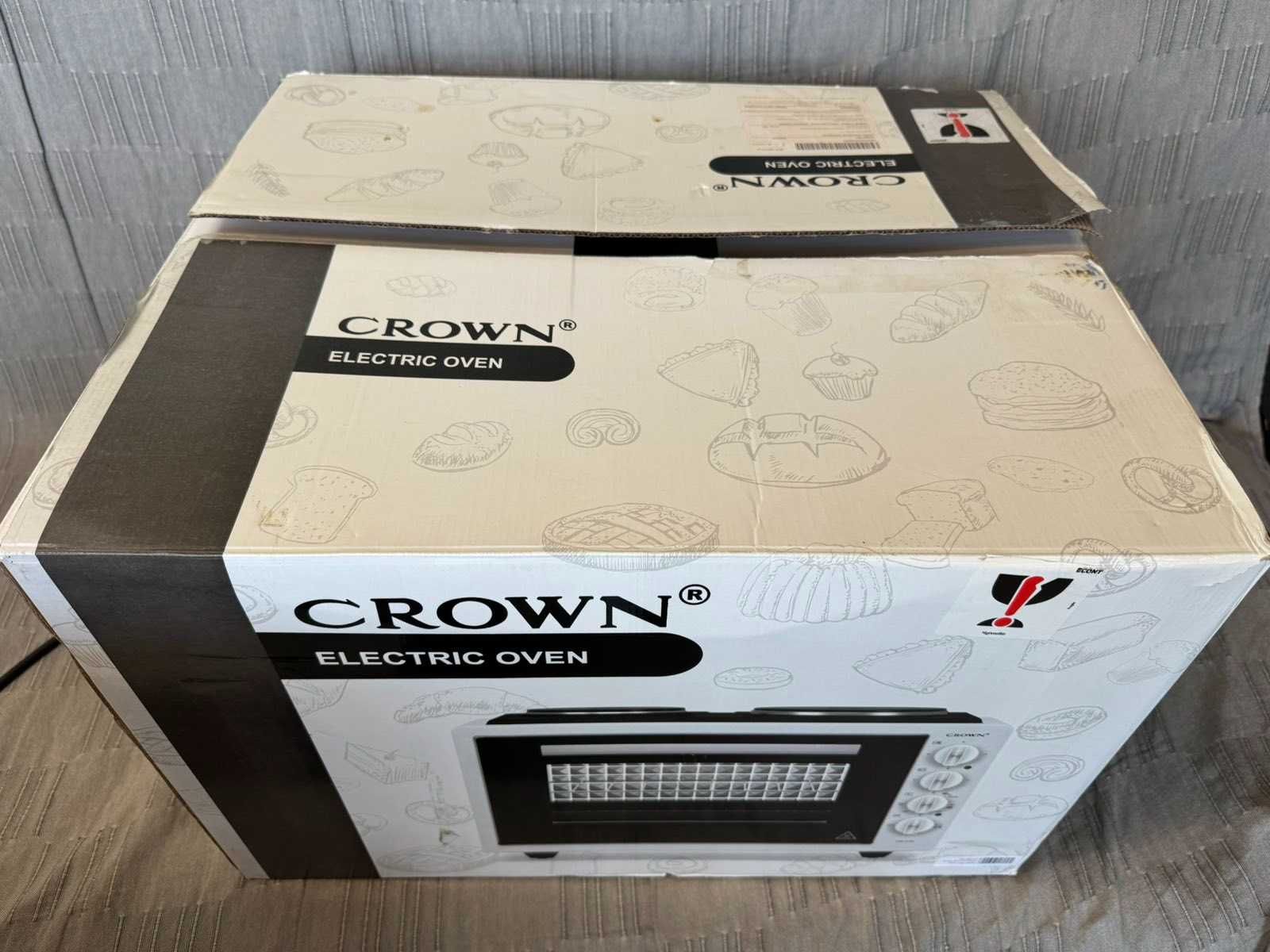 Мини готварска печка Crown cmo-433 КАТО НОВА!
