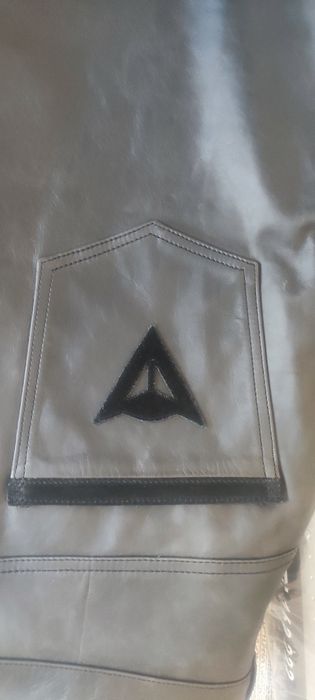 Оригинален кожен панталон телешки бокс тип дънки Даинезе/Dainese