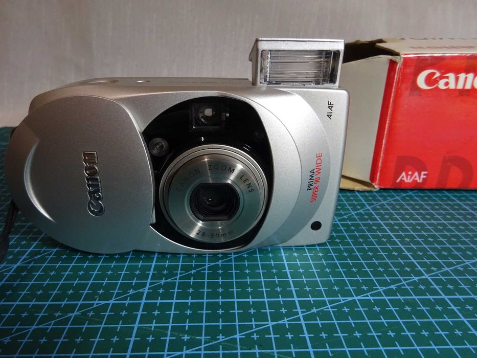 Aparat foto compact pe film 35mm canon Prima Super 90 wide