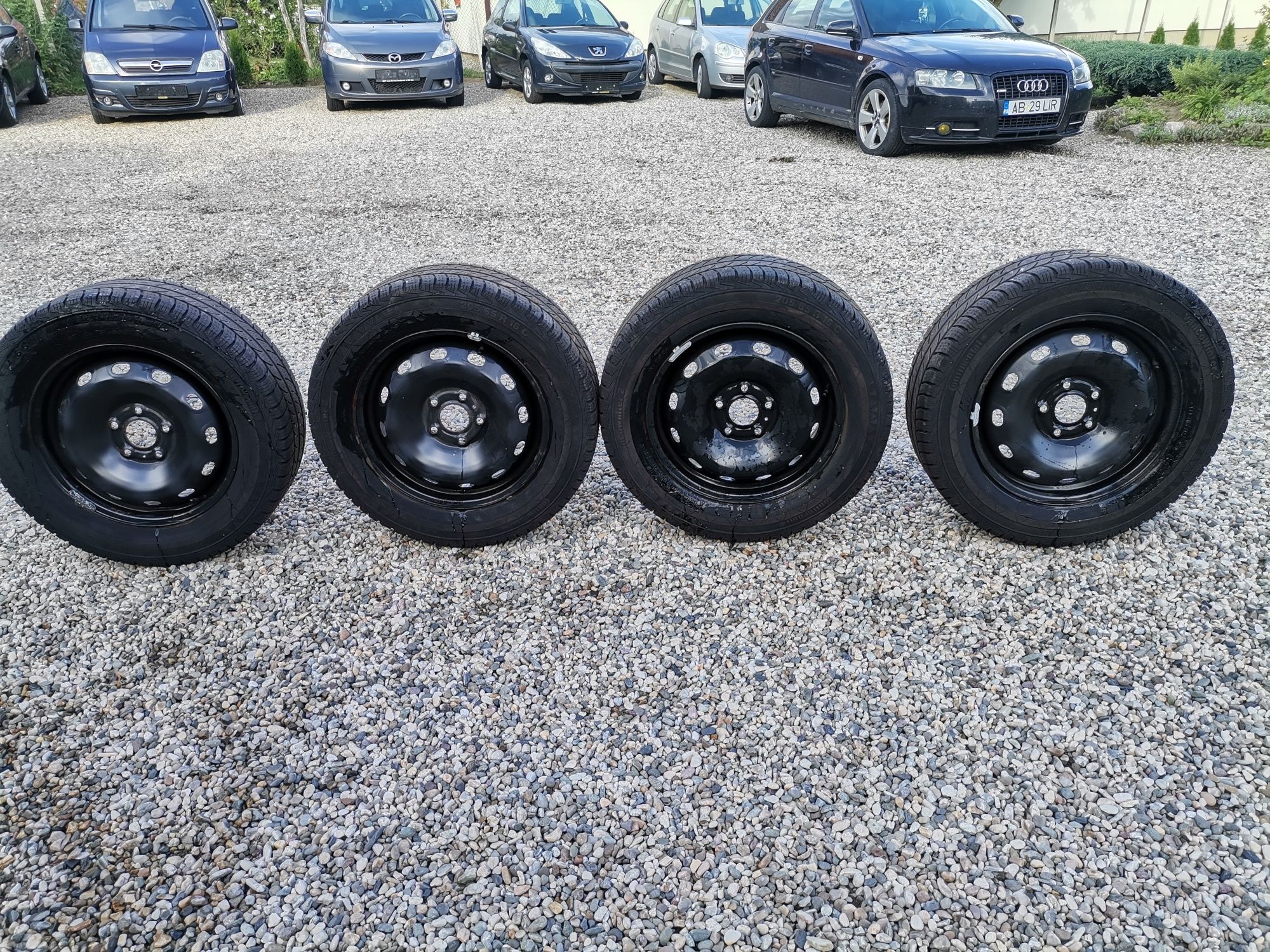 Jante 5x120 Vivaro /Trafic +anvelope iarna 205/65r16C