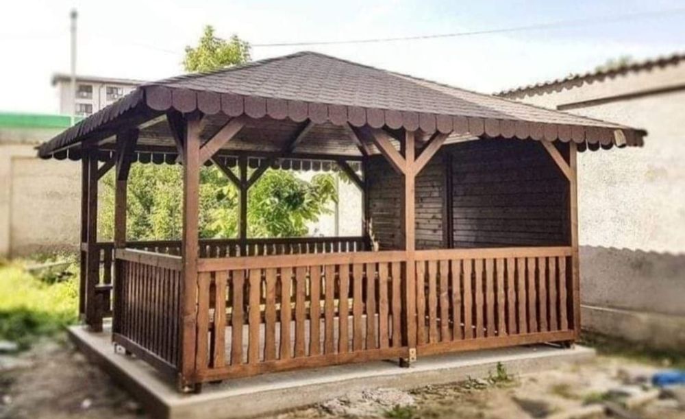 Tamplar Terase Foisoare Foisor Pergola Beach Bar Rideluim  Mese Leagăn