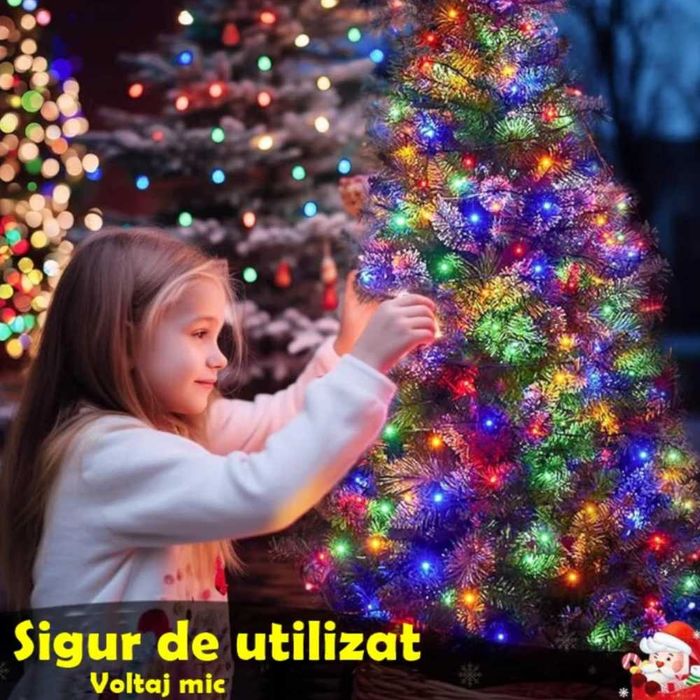 Rola Instalatie de Craciun. Interior/Exterior, Rola 50m, Multicolor